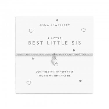 Joma Jewellery A Little 'Best Little Sis' Bracelet 17.5cm Stretch