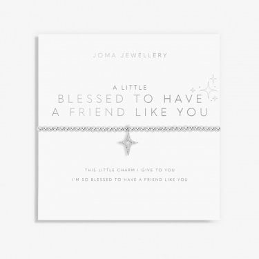 Joma Jewellery A Little 'Blessed To Have A Friend Like You' Bracelet 17.5cm Stretch