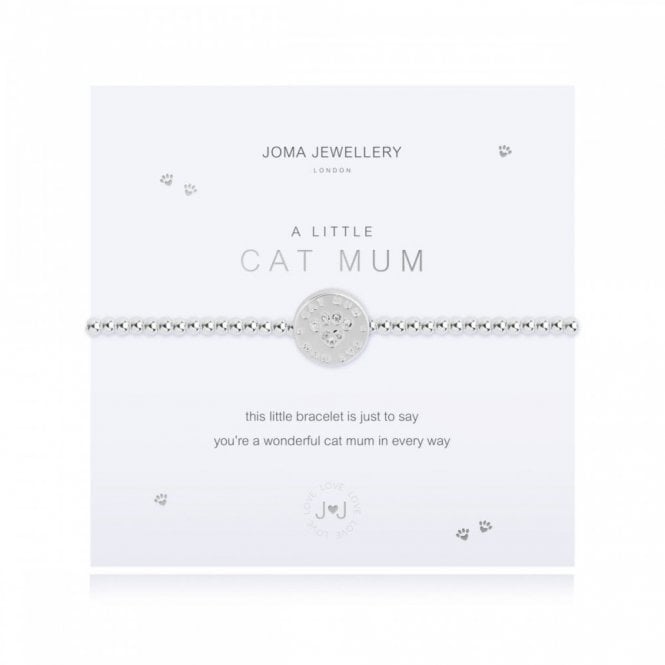 Joma Jewellery  A Little 'Cat Mum' Bracelet 17.5cm Stretch