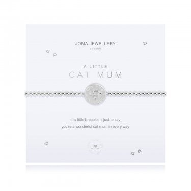 Joma Jewellery A Little 'Cat Mum' Bracelet 17.5cm Stretch