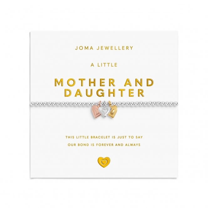 Joma Jewellery  A Little Charmed Moments 'Mother And Daughter' Bracelet 17.5cm Stretch
