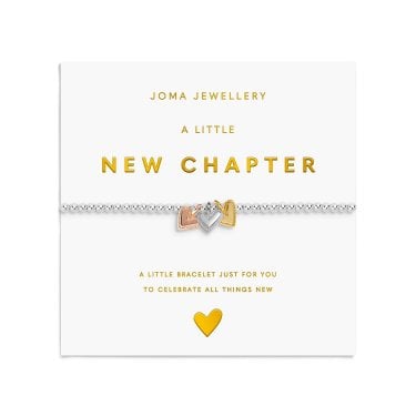 Joma Jewellery A Little Charmed Moments 'New Chapter' Three Tone Bracelet 17.5cm Stretch