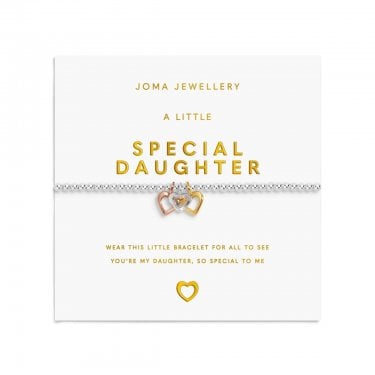 Joma Jewellery A Little Charmed Moments 'Special Daughter' Bracelet 17.5cm Stretch