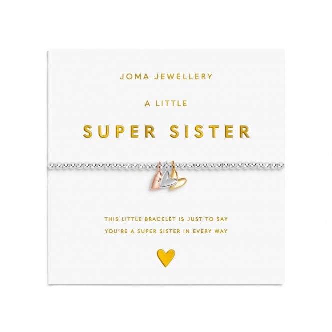 Joma Jewellery  A Little Charmed Moments 'Super Sister' Bracelet 17.5cm Stretch