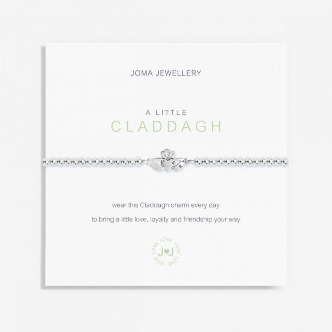 Joma Jewellery  A Little 'Claddagh' Bracelet 17.5cm Stretch
