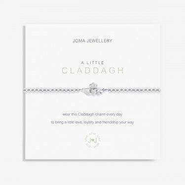 Joma Jewellery A Little 'Claddagh' Bracelet 17.5cm Stretch