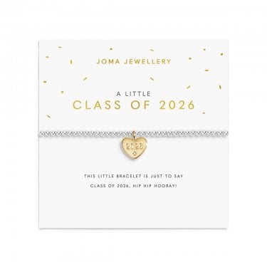 Joma Jewellery A Little 'Class Of 2026' Two Tone Bracelet 17.5cm Stretch 