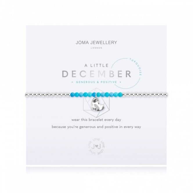 Joma Jewellery  A Little 'December' Birthstone Bracelet 17.5cm Stretch