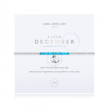 Joma Jewellery A Little 'December' Birthstone Bracelet 17.5cm Stretch