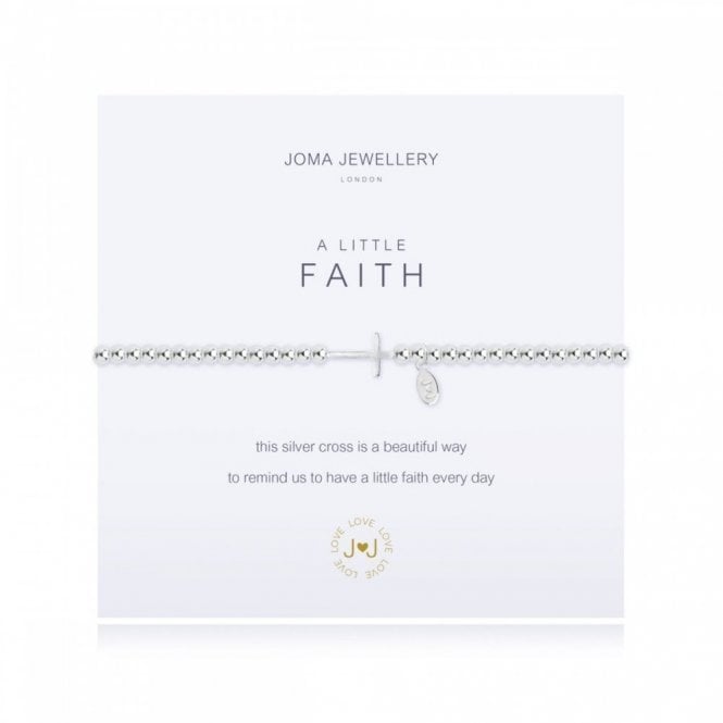 Joma Jewellery  A Little 'Faith' Bracelet 17.5cm Stretch