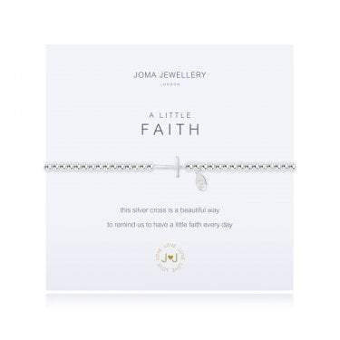 Joma Jewellery A Little 'Faith' Bracelet 17.5cm Stretch