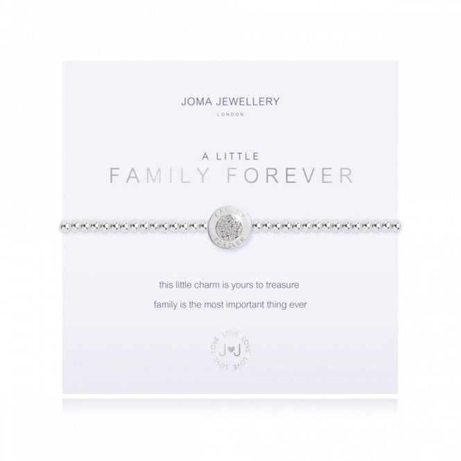 Joma Jewellery  A Little 'Family Forever' Bracelet 17.5cm Stretch