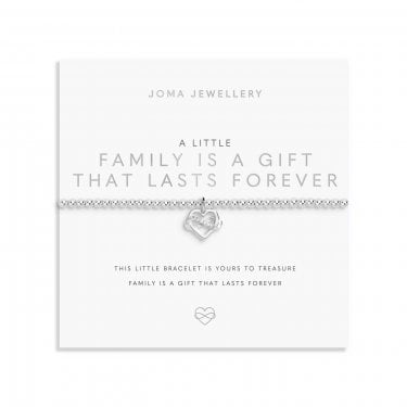 Joma Jewellery A Little 'Family Is A Gift That Lasts Forever' Bracelet 