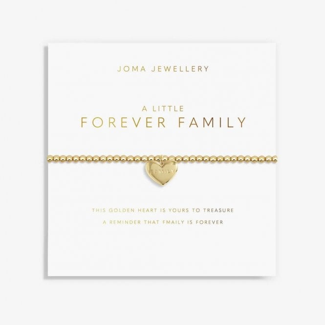 Joma Jewellery  A Little 'Forever Family' Gold Tone Bracelet 17.5cm Stretch