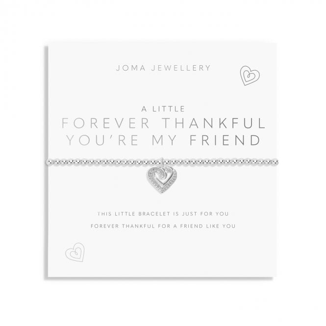 Joma Jewellery  A Little 'Forever Thankful You Are My Friend' Bracelet 17.5cm Stretch  