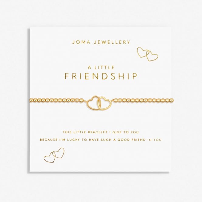 Joma Jewellery  A Little 'Friendship' Gold Tone Bracelet 17.5cm Stretch  