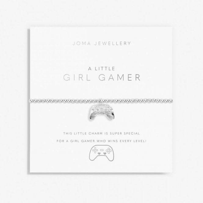 Joma Jewellery  A Little 'Girl Gamer' Bracelet 17.5cm Stretch