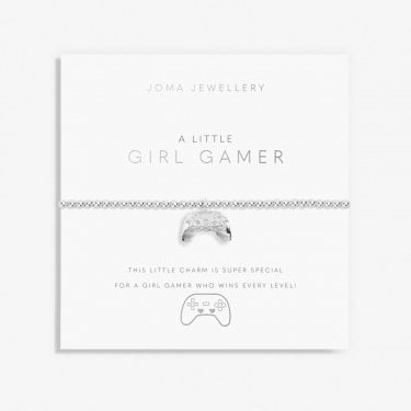 Joma Jewellery A Little 'Girl Gamer' Bracelet 17.5cm Stretch