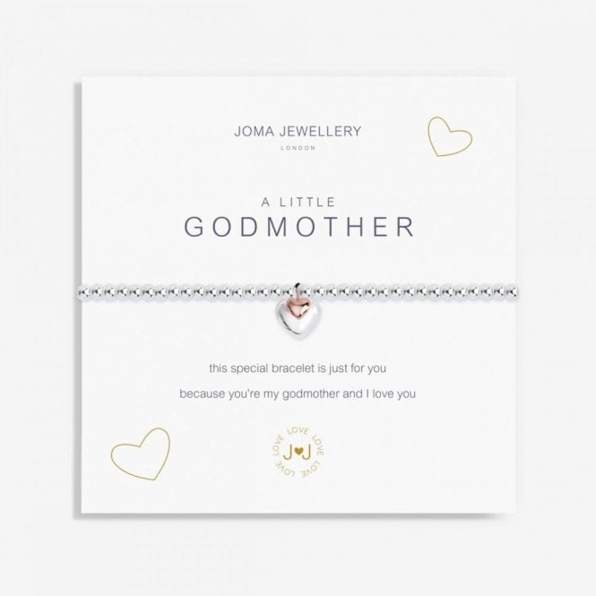 Joma Jewellery  A Little 'Godmother' Bracelet 17.5cm Stretch