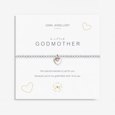 Joma Jewellery A Little 'Godmother' Bracelet 17.5cm Stretch