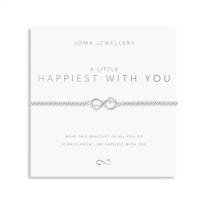 Joma Jewellery  A Little 'Happiest With You' Bracelet 17.5cm Stretch 