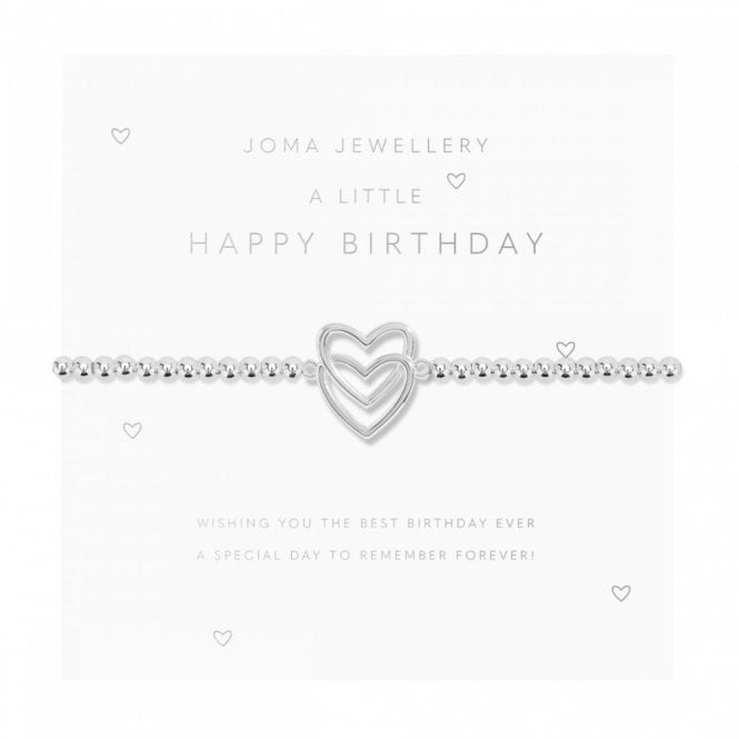 Joma Jewellery  A Little 'Happy Birthday' Bracelet 17.5cm Stretch