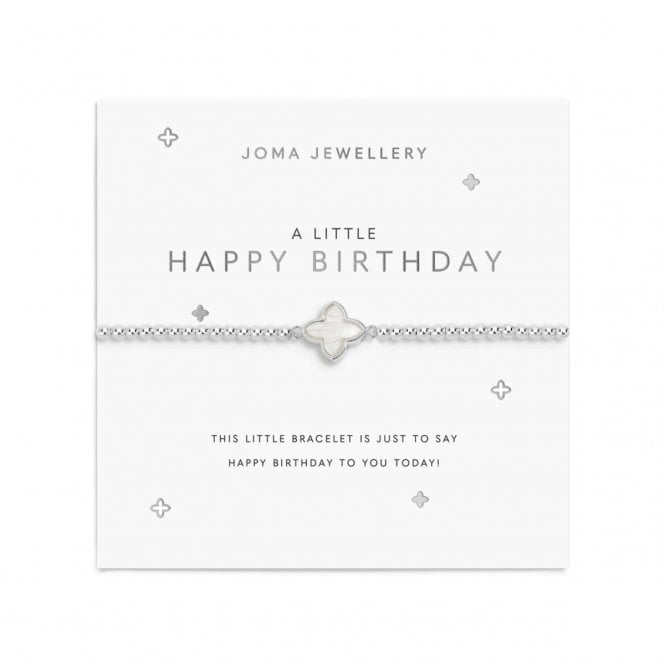 Joma Jewellery  A Little 'Happy Birthday' Bracelet 17.5cm Stretch