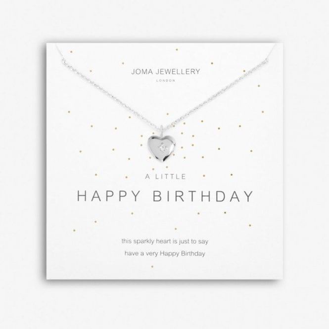 Joma Jewellery  A Little 'Happy Birthday' Necklace 46cm + 5cm