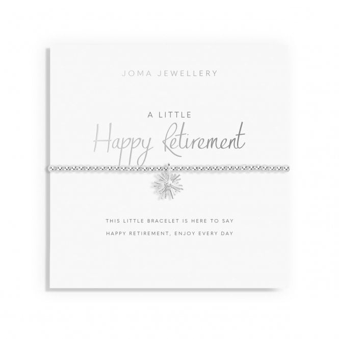 Joma Jewellery  A Little 'Happy Retirement' Bracelet 17.5cm Stretch  