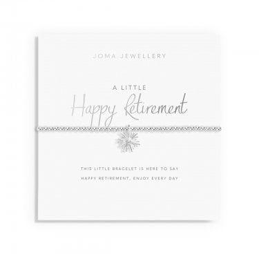 Joma Jewellery A Little 'Happy Retirement' Bracelet 17.5cm Stretch  