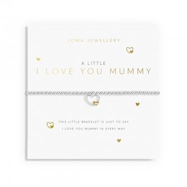 Joma Jewellery A Little 'I Love You Mummy' Bracelet 17.5cm Stretch