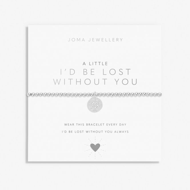 Joma Jewellery  A Little 'I'd Be Lost Without You' Bracelet 17.5cm Stretch 