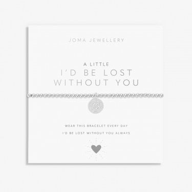 Joma Jewellery A Little 'I'd Be Lost Without You' Bracelet 17.5cm Stretch 