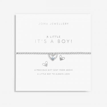 Joma Jewellery A Little 'It's A Boy!' Bracelet 17.5cm Stretch