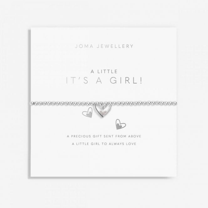 Joma Jewellery  A Little 'It's A Girl!' Bracelet 17.5cm Stretch