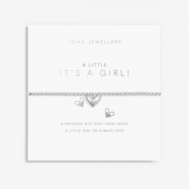 Joma Jewellery A Little 'It's A Girl!' Bracelet 17.5cm Stretch