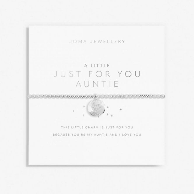 Joma Jewellery  A Little 'Just For You Auntie' Bracelet 17.5cm Stretch