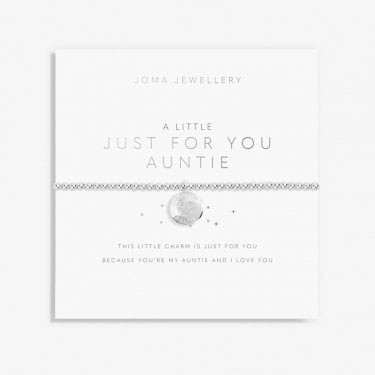 Joma Jewellery A Little 'Just For You Auntie' Bracelet 17.5cm Stretch