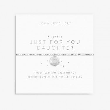 Joma Jewellery A Little 'Just For You Daughter' Bracelet 17.5cm Stretch