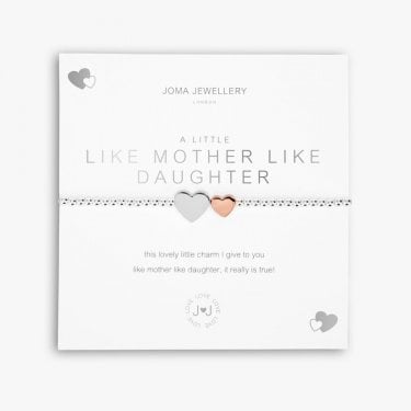 Joma Jewellery A Little 'Like Mother Like Daughter' Bracelet 17.5cm Stretch