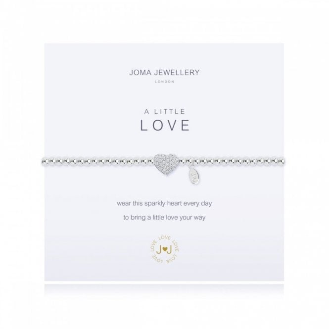 Joma Jewellery  A Little 'Love' Bracelet 17.5cm Stretch