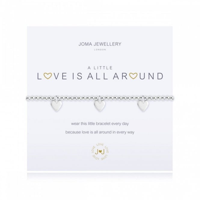 Joma Jewellery  A Little 'Love Is All Around' Bracelet 17.5cm Stretch