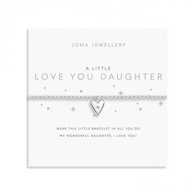 Joma Jewellery  A Little 'Love You Daughter' Bracelet 17.5cm Stretch