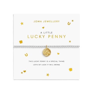 Joma Jewellery A Little 'Lucky Penny' Two Tone Bracelet 17.5cm Stretch