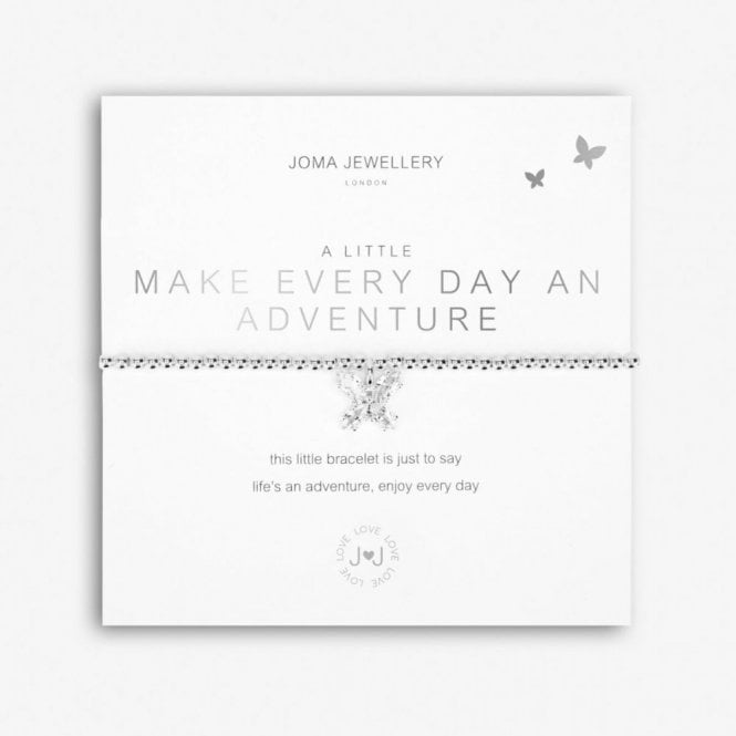 Joma Jewellery  A Little 'Make Every Day An Adventure' Bracelet 17.5cm Stretch