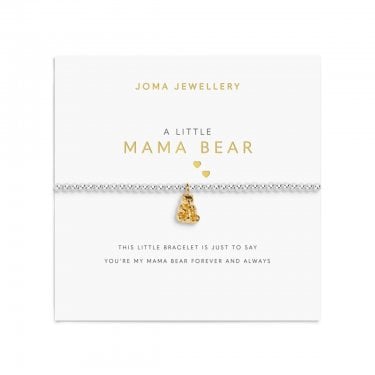 Joma Jewellery A Little 'Mama Bear' Bracelet 17.5cm Stretch 
