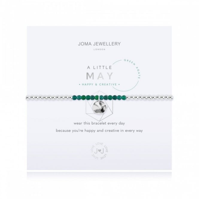 Joma Jewellery  A Little 'May' Birthstone Bracelet 17.5cm Stretch