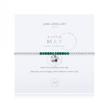 Joma Jewellery A Little 'May' Birthstone Bracelet 17.5cm Stretch