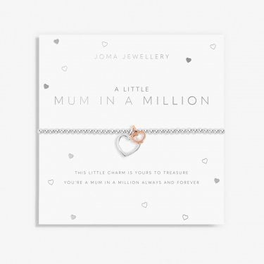 Joma Jewellery A Little 'Mum In A Million' Bracelet 17.5cm Stretch