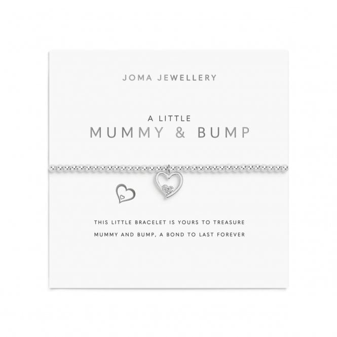 Joma Jewellery  A Little 'Mummy And Bump' Bracelet 17.5cm Stretch